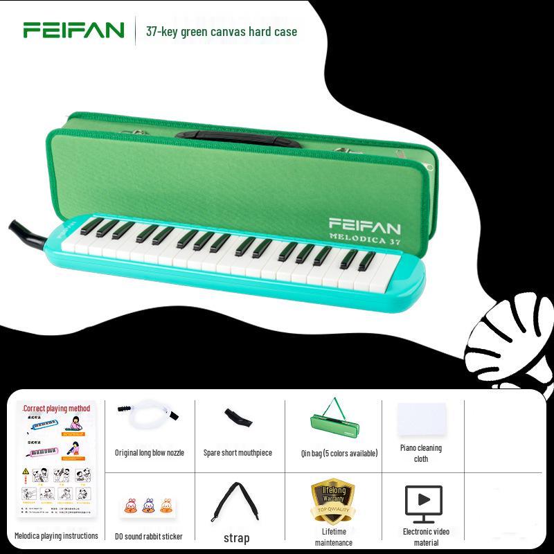 

Flyfan 37-Key Melodica with Case - Teacher Recommended for Elementary Music Classes