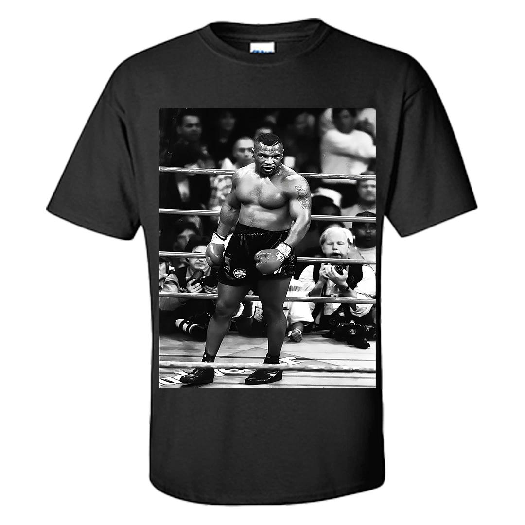Mike Tyson T-Shirt Vintage Iron Mike Tyson In The Ring Shirt Graphic Tee S-XXXL S