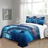 3-Piece Ultra-Soft 3D Dolphin Printed Duvet Cover Set - Luxurious Comfort, Realistic Design - Perfect for Bedrooms & Guest Rooms