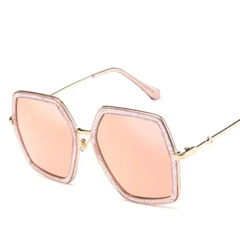 New Oversized Square Sunglasses Women Luxury Brand Designer Vintage Sunglass Fashion Big Frame Sun Glasses UV400 Lentes