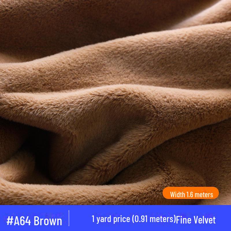 Material Pluș Iepure Rex Imitație 5mm - Opțiuni Multicolor pentru Jucării, Îmbrăcăminte, Perne