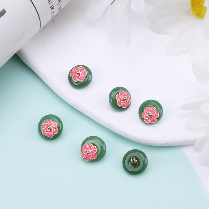 Retro Jade Green Pi Xiu Pendant Charm for Hanfu - DIY Handmade Jade Button Bracelet Accessory