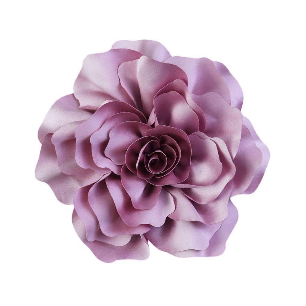 

20cm Large Size Satin Big Rose Flower Brooch Dress Suit Corsage Wedding Party Jewelry