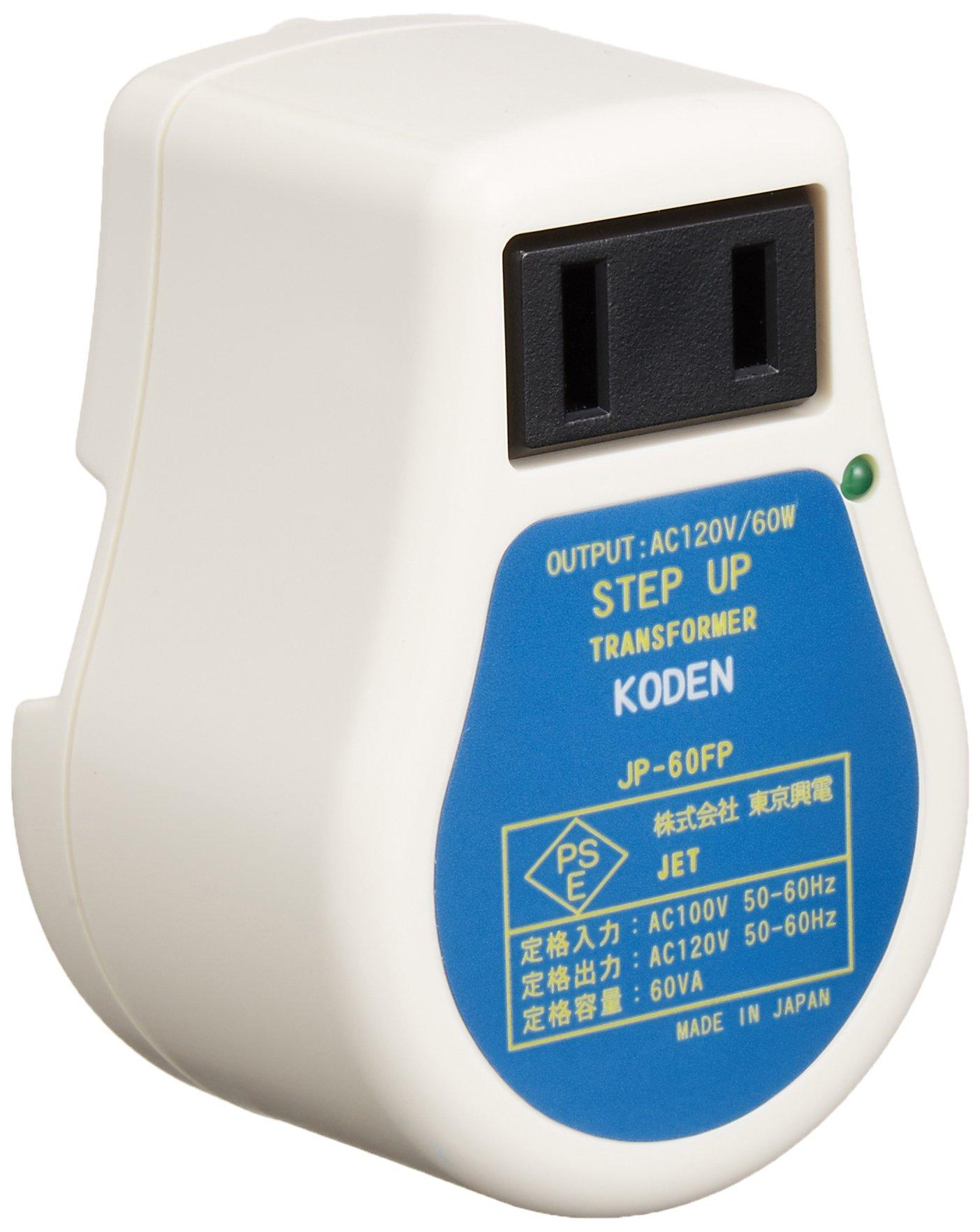 

трансформатор 120В JP-60FP (Америка тощо) -100 Вт (Японія) білий