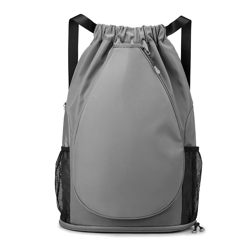 Large Capacity Badminton and Tennis Racket Drawstring Backpack with Custom Printing