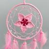 Hand-woven Crochet Dream Catcher Wind Chimes Bohemian Wall Hanging For Girl's Bedroom Window Decor Festival Gifts Home Accessory