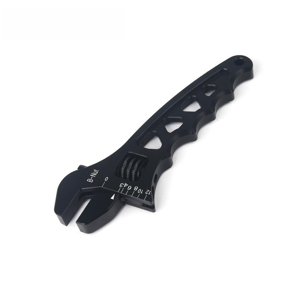 

Adjustable Aluminum AN3-AN12 Oil Cooler Hose Wrench Tool. чорний