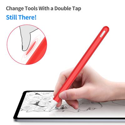 For Apple Pencil 2 1Silicone Case Cover Universal Colorful for IPad Pencil Case Non-slip Anti-Scratch Protection Silicone Sleeve
