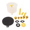15Pcs Radiator Coolant Filling Funnel Kit Spill Proof Reinforced Design Universal Cooling System Fill Kit