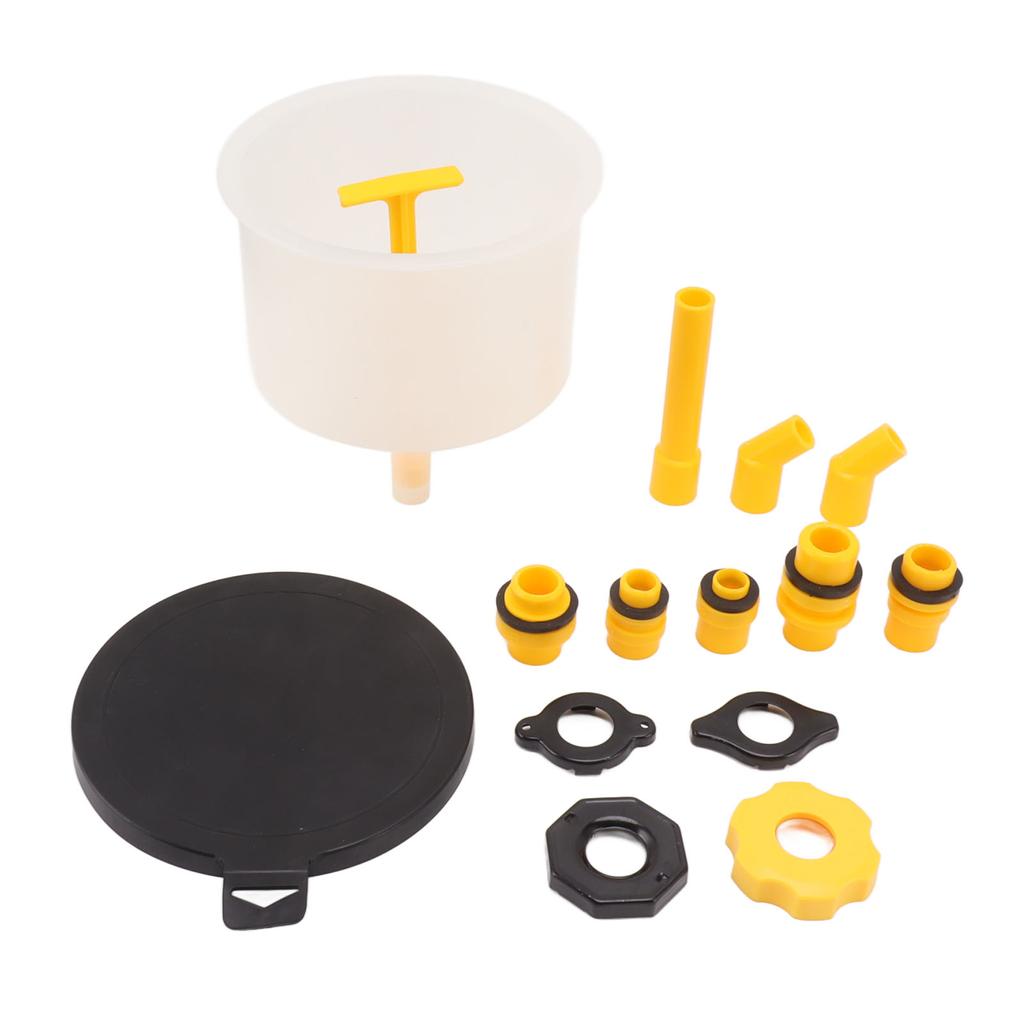 15Pcs Radiator Coolant Filling Funnel Kit Spill Proof Reinforced Design Universal Cooling System Fill Kit