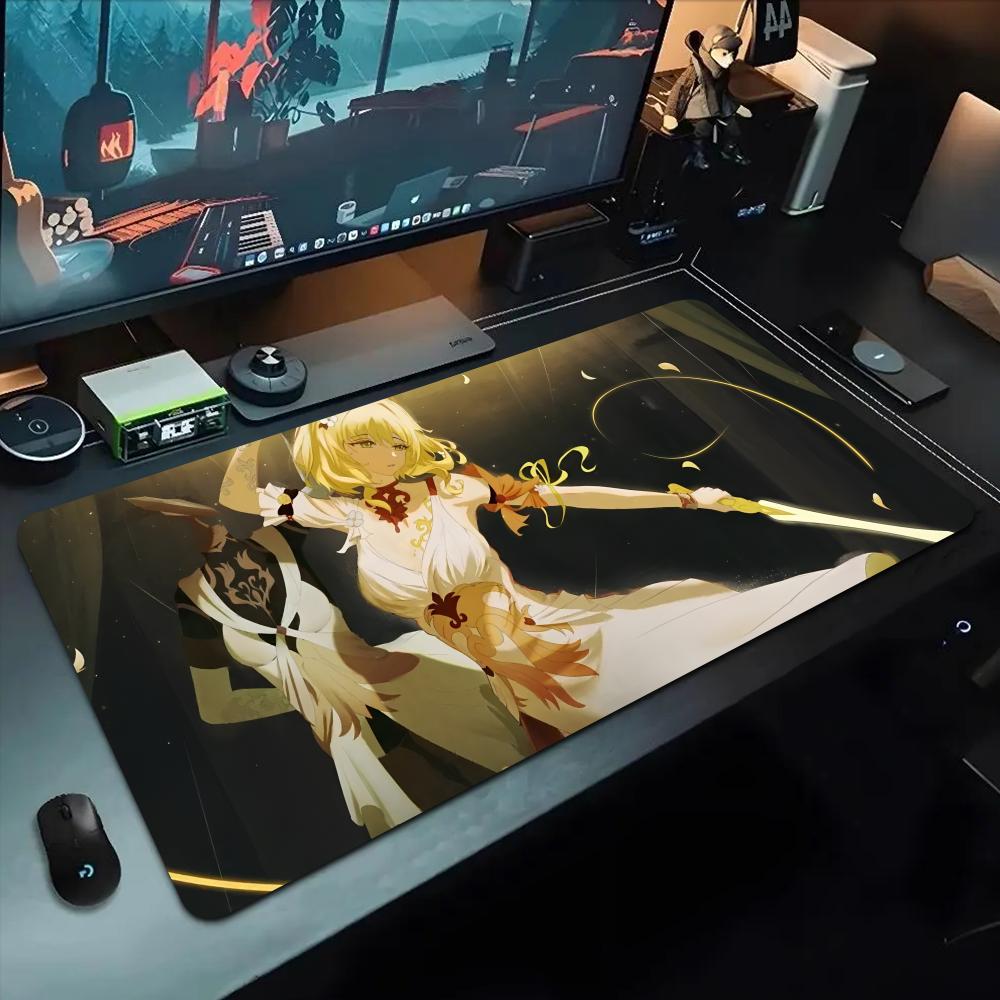 Aglaea Hsr Mouse Pad 500X1000 Mm Large Gaming Mousepad Gamer XL Rubber Otaku Keyboard Pad Laptop Desk Mat