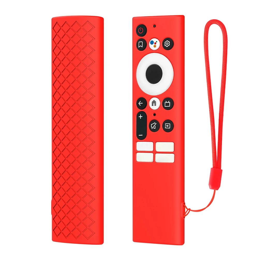 Silicone Remote Case Protective Controller Sleeve Skin with Lanyard Remote Protective Case for Skyworth TC9012 55Q20 Remote