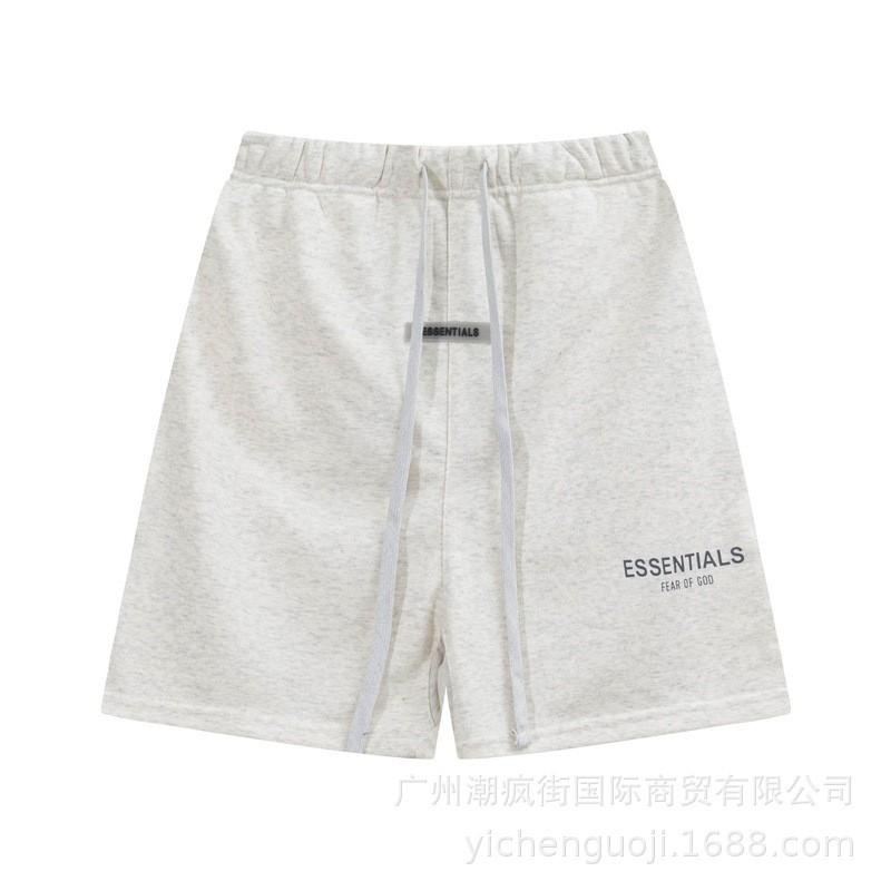FOG ESSENTIALS Reflective Embroidered Shorts Casual Pants Men Women