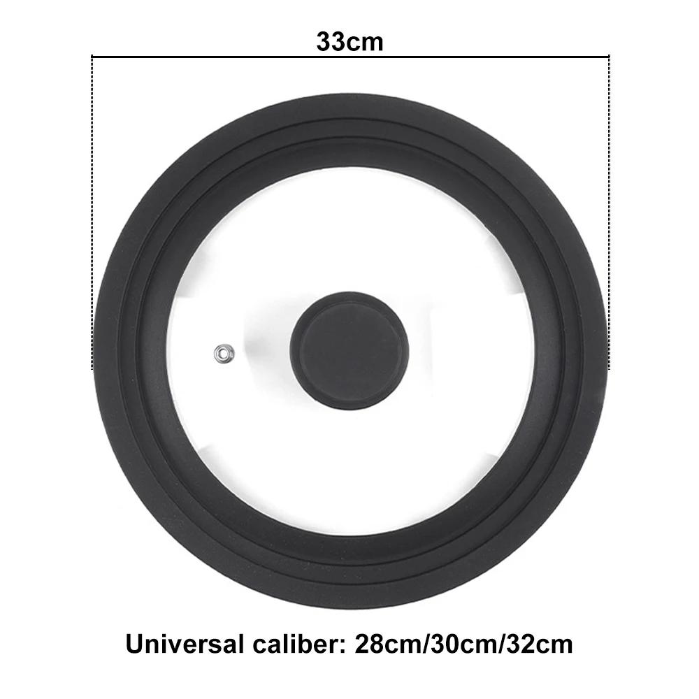 Food Silicone Pot Handle Lid Stove Protector Cover Tempered Glass Pan Non-stick Cookware Caps Kitchen Kitchenware Accessories
