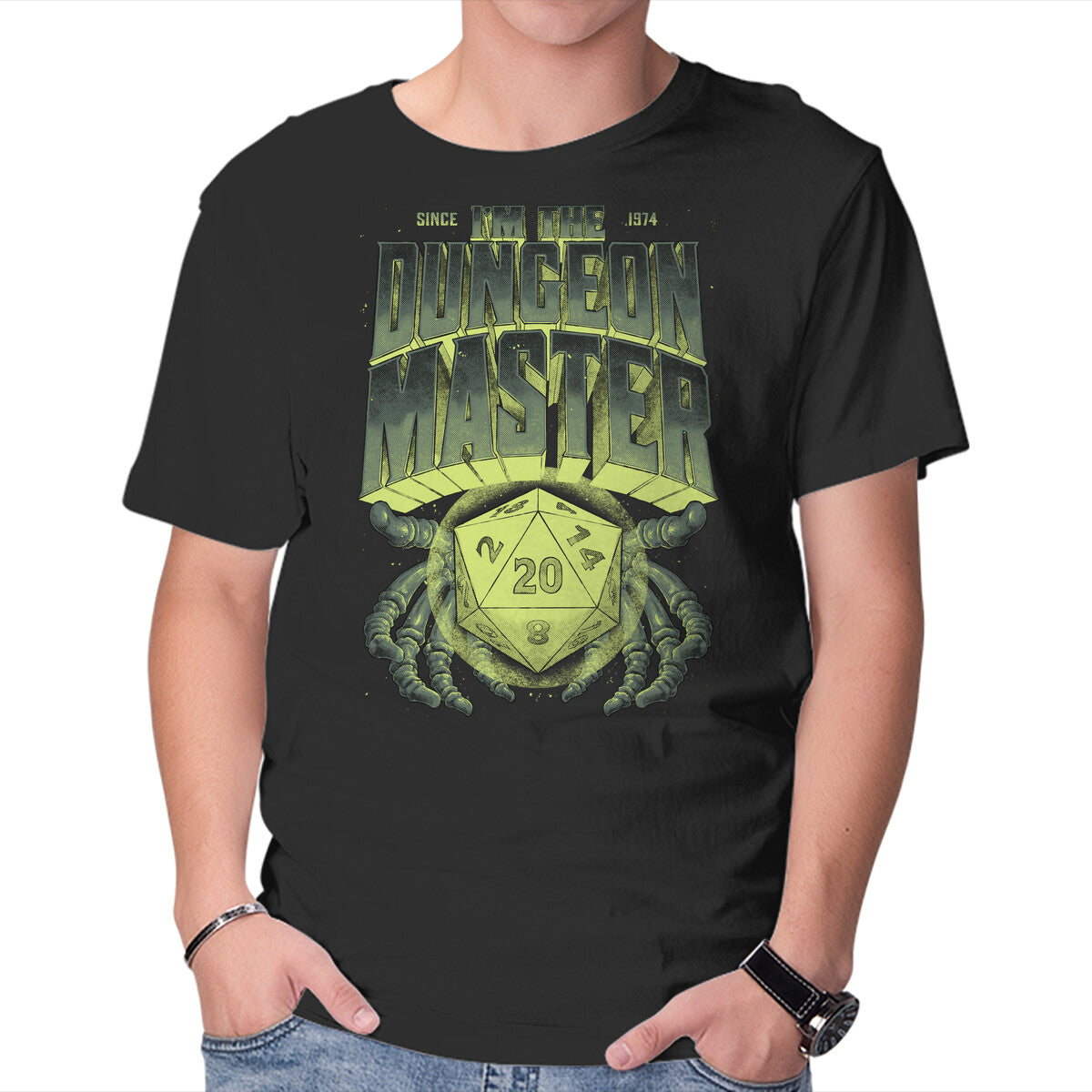 Unisex Crew Neck T-Shirt I m The Dungeon Master Graphic Short Sleeve Casual Tee XXL