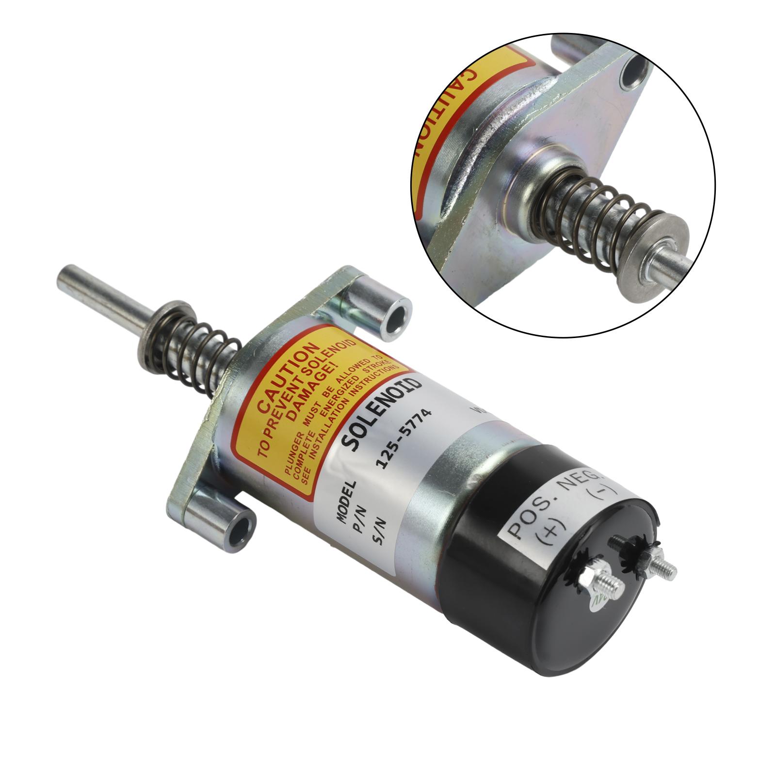 

125-5774 24V Fuel Shut Off Solenoid For Caterpillar 3204 3304 3304B 3306 3306B