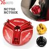 Para HONDA NC750X NC 750X NC750 X DCT 2015- 2022 2023 Acessórios de Motocicleta Tampa de Enchimento de Óleo Tampa de Bujão do Motor Tampa da Copa