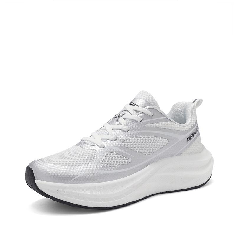 Sports Running Shoes Summer New Breathable Couple Mesh Shoes Soft Sole Wear-resistant Cushioning Daily Versatile Casual Shoes