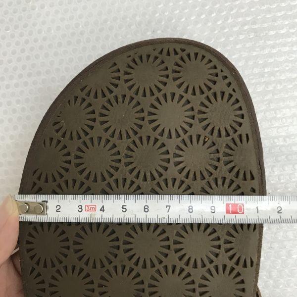 UGG Australia Leather Sandals UK9 27.5-28 Brown flat(USED)
