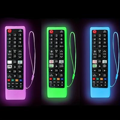 Universal Silicone Protective Cover for Samsung Smart TV Remote - Compatible with Multiple Models