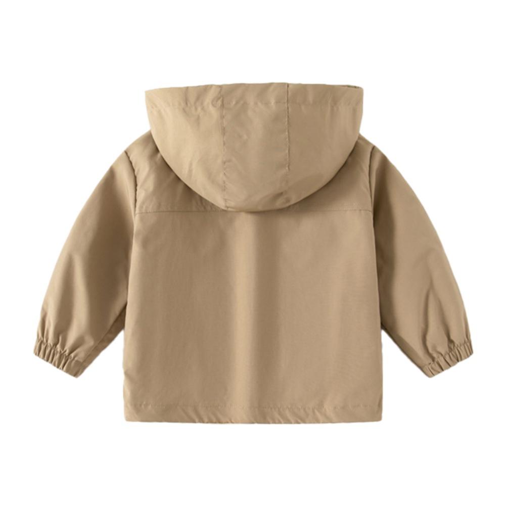 Jachetă cu glugă cu fermoar pentru copii Trenci pentru copii primăvară toamnă