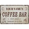 1pc Personalized Dutch Curacao Sign  Customizable 2D Flat Vintage Retro Aluminum 4010cm GarageHome Wall Decor Custom Text