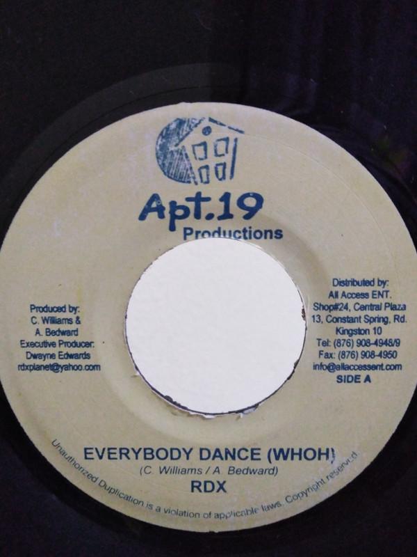 

7inch Record RDX - Everybody Dance (whoa) NONE Apt. 19 Product Jamaica Reggae, Ska & Dub Used