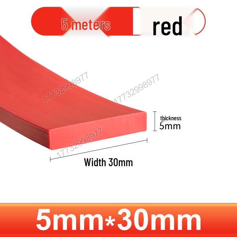High-Temperature Resistant Transparent Silicone Rubber Sealing Strip