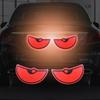 Reflective Eye Decal Safety Reflector Car Stickers Eye Night Safety Driving Reflective Cute Caution Decal for Bumpers Window
