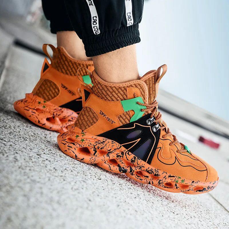 Pánské boty Tenisky Pánské tenisky Luxusní boty Pánské ležérní Trenér Závody Prodyšné módní povaleče na běhání Boty pro muže