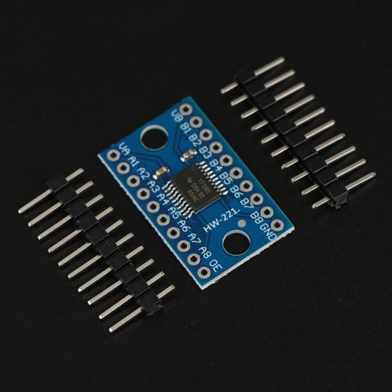 Txs0108E 8-Channel Logic Level Converter Converter Dc 3.3V 5V Ttl Bidirectional Interconverter Module