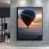 5D DIY Diamond Painting Cross Stitch Hot Air Balloon Diamond Embroidery Mosaic Wall Art Home Decoration