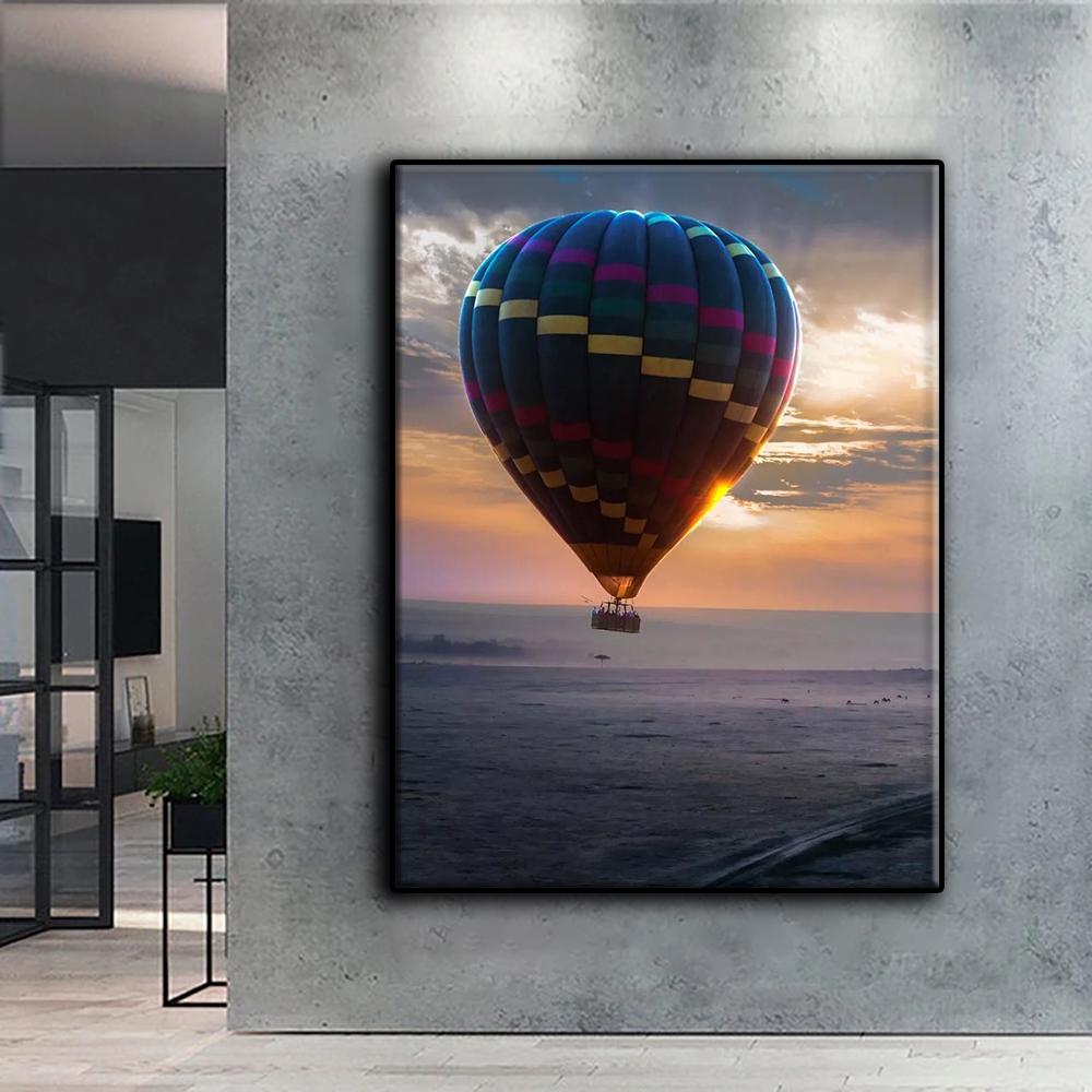 5D DIY Diamond Painting Cross Stitch Hot Air Balloon Diamond Embroidery Mosaic Wall Art Home Decoration