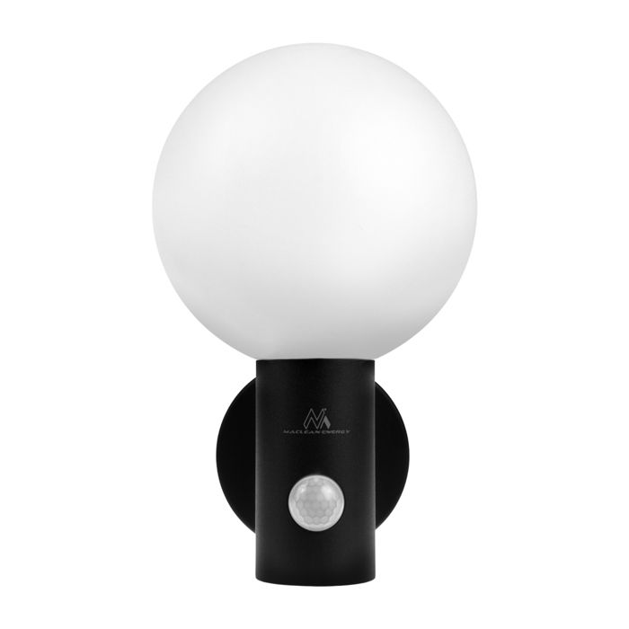 Lampe led - maclean - mce515 b - 15w - ip65 - détecteur de mouvement pir