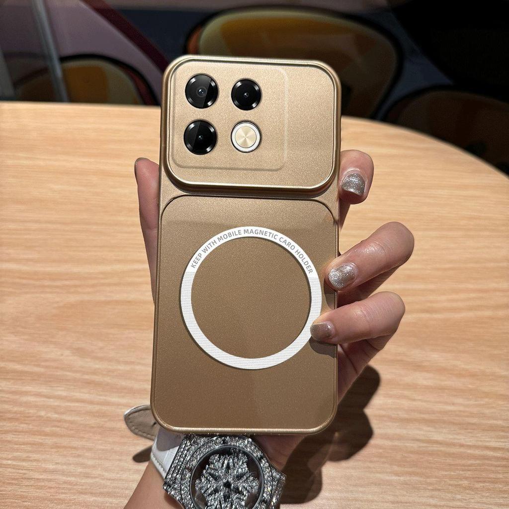 Metallic Finish Magnetic TPU Phone Case for infinix NOTE 40 Pro+ 5G 40 Pro 5G 4G Shockproof Matte Soft Cover
