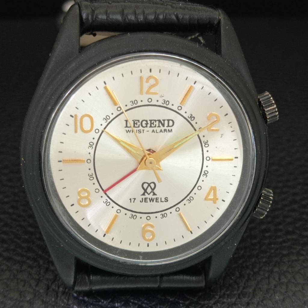 VINTAGE LEGEND HAND-WINDING SWISS MENS REFURBISHED ALARM WATCH a707533-1