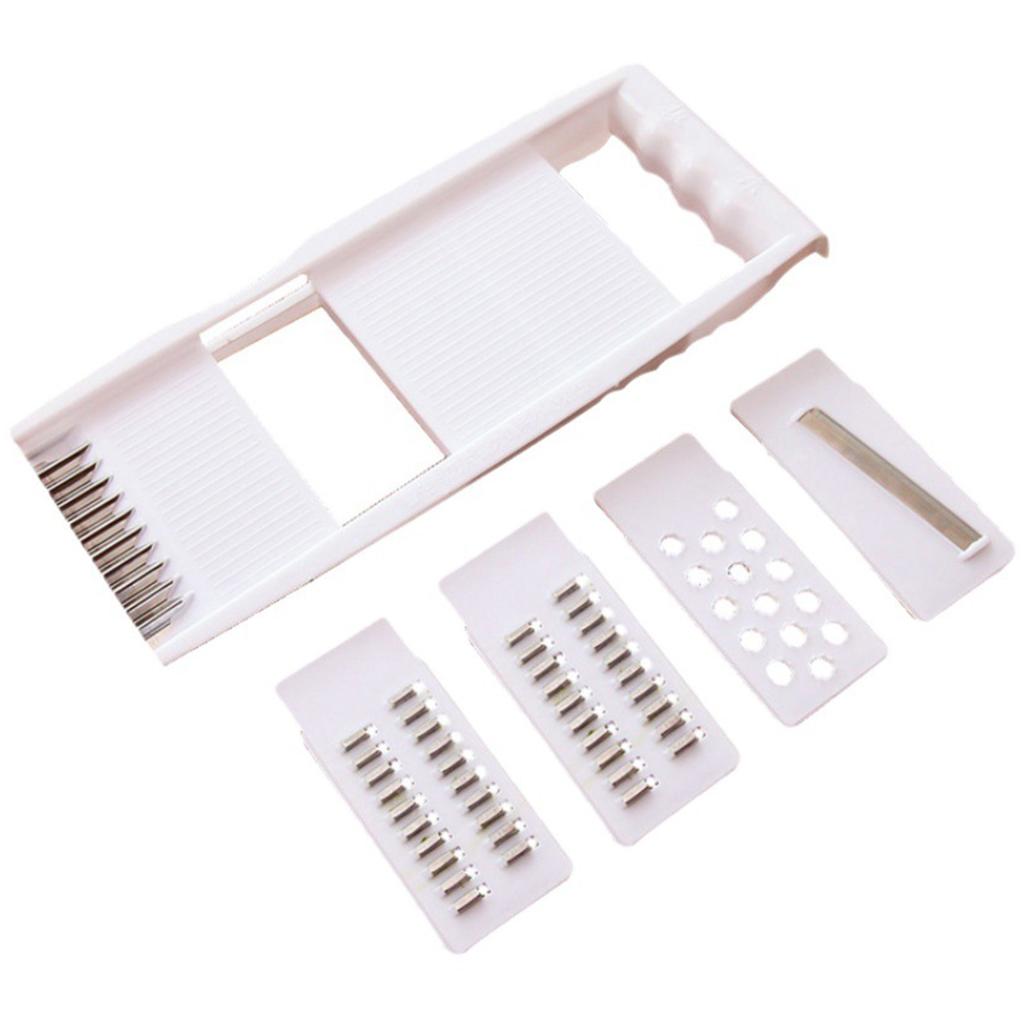 Manual Vegetable Cutter 4 In1 Multifunction Ergonomic Handle Vegetable Chopper Grater for Carrots