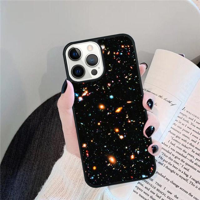 Outer Space Phone Case Cover For iPhone 17 Air 15 16 14 13 12 Pro Max 11 Pro Max Plus Coque Shell