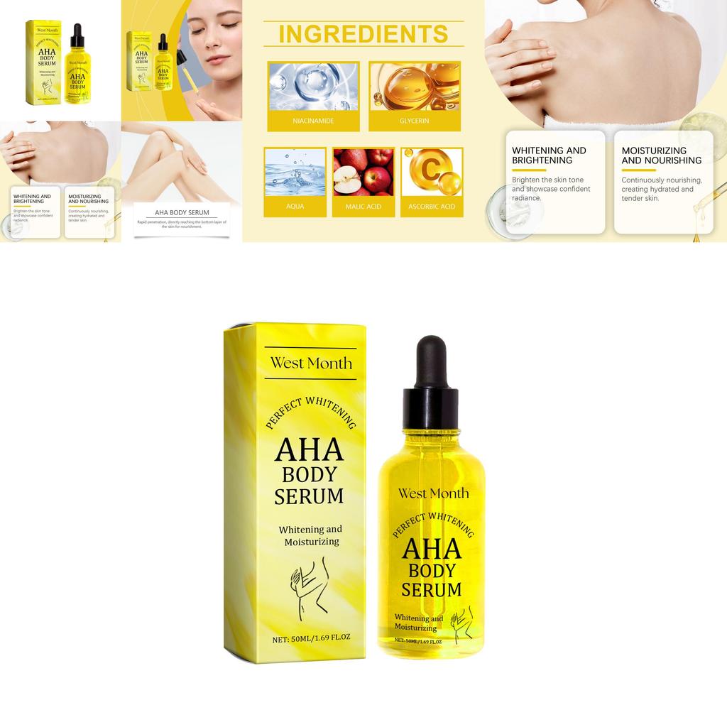 West Month Moisturizing Body Essence Hydrating Brightening Nourishing Skin Care Treatment