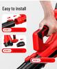 Portable Industrial Lithium Battery Hair Dryer & Dust Removal Blower, Large Air Volume