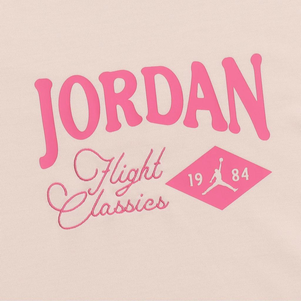 Jordan Regular T Shirt Women's Legendary Light Brown/Vibrant Pink FN5724-203