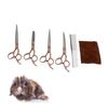 Conjunto de Tesouras para Tosquia de Animais de Estimação 7 Polegadas Tesouras Divididas com Pintura Colorida Conjunto de Tesouras para Aparar Pelo
