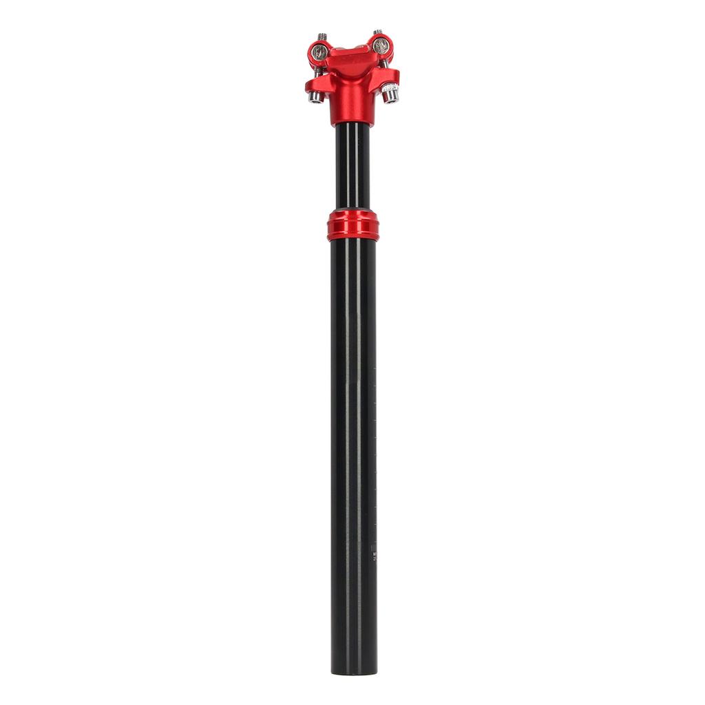 27.2x350mm Bike Suspension Seatpost with Adapter Tube Aluminum Alloy Bicycle Shock Absorber Damper Post