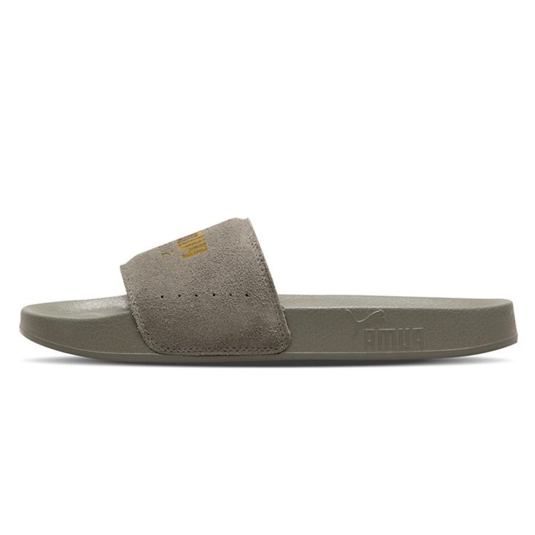 Puma Leadcat Comfortable Lightweight Rubber Sole Slide Sandals Unisex Sandals Gray 365758-03