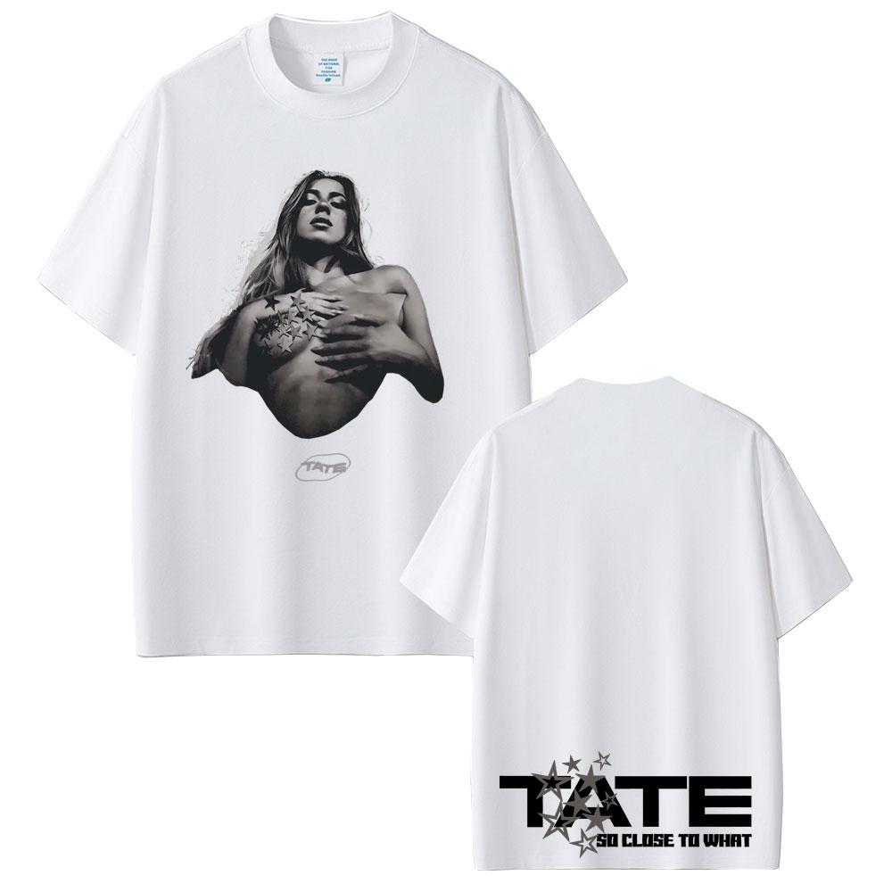 Tate Mcrae Graphic Tshirts Music Album So Close To What Miss Possessive World Tour T Shirts Unisex Fashion Trend Tshirt