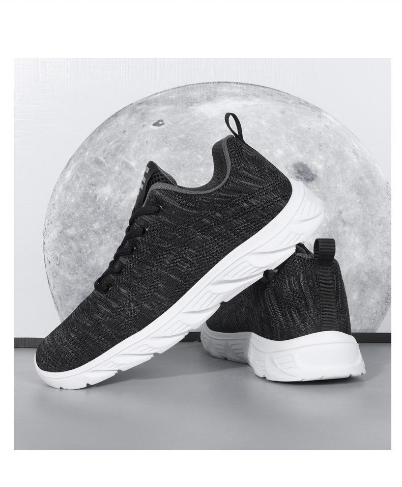 Men's 2025 Summer Sports Casual Breathable Mesh Fly-Knit Running & Travel Shoes