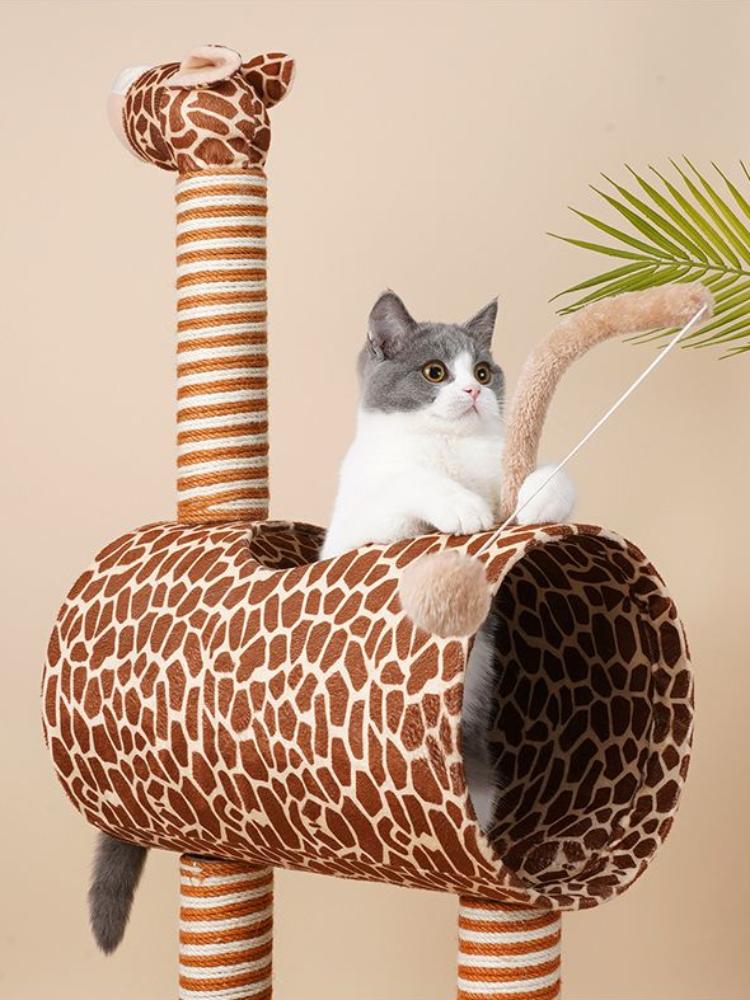 Cat Climbing Unicorn Animal Series Post Cat Tower Tree One Multi-functional Cats Scratching Toys Pet Products Scratchers