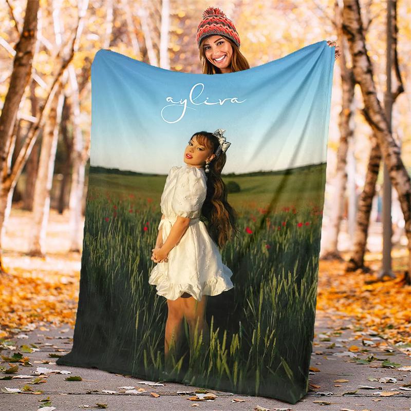 1pc German singer and musician Ayliva blanket, al season lightweigh Poster blanket home office outdoor nap multifunc Poster blanketional blanket