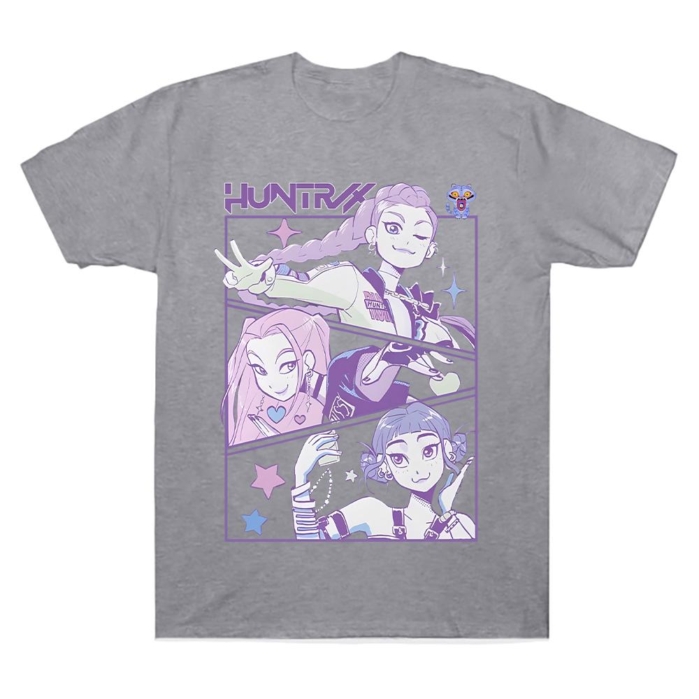 KPop Print Graphic Cotton Tshirt Summer Y2K Women Men Clothes Hot Aesthetic Short Sleeve Comfortable T-shirt High Quality