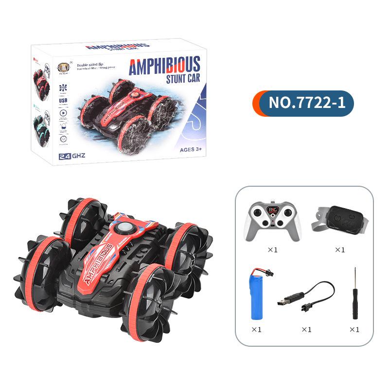 2.4G Amphibious RC Car - Offroad, 4WD, Double-sided